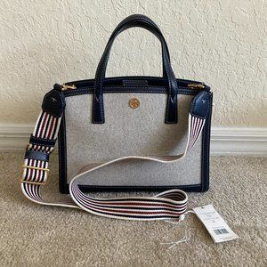Tory Burch Walker Canvas Small Satchel